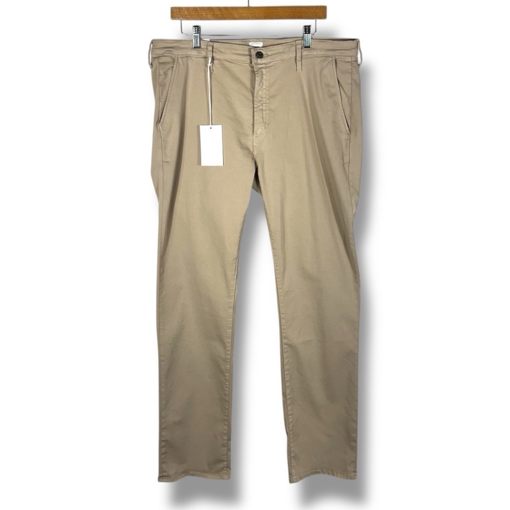 Edwin Otis Endurance Straight Leg Classic Normcore Chino Pants, Beige, Size 38